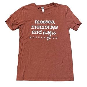 Motherhood monogramed T-shirt